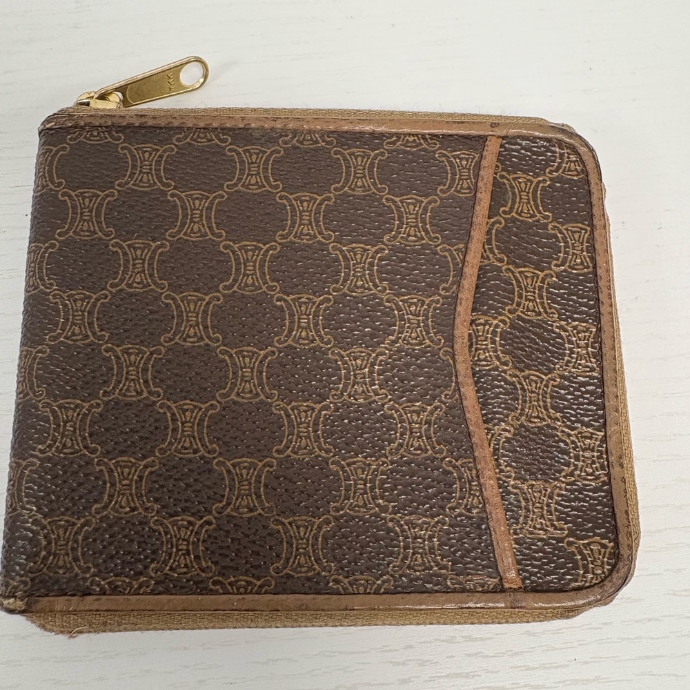 Celine Brown zipper Wallet